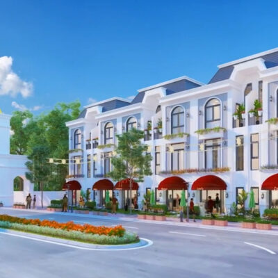 Cổng ra vào Long Phú Villa