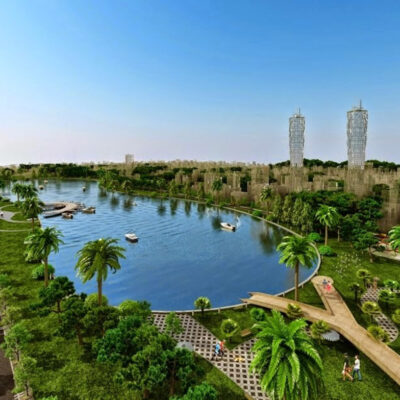 Khu vực hồ sinh thái rộng lớn