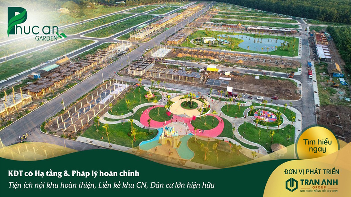 Nội khu dự án Phúc An Garden mở rộng