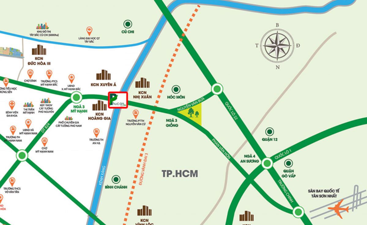 Sở hữu vị trí đắc địa