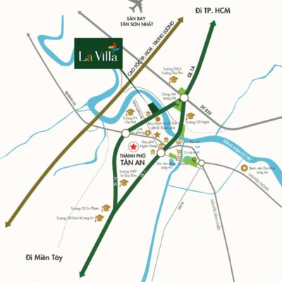 Vị trí dự án Lavilla Green City
