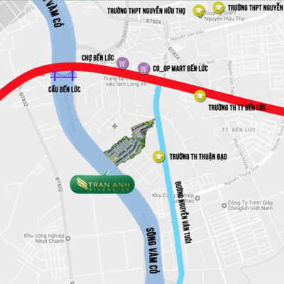 Vị trí dự án Trần Anh Riverside 1