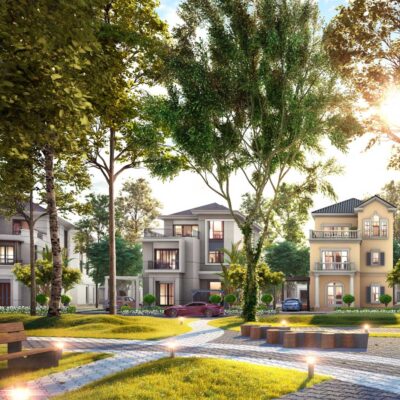 Nội khu dự án có không gian thoáng đãng