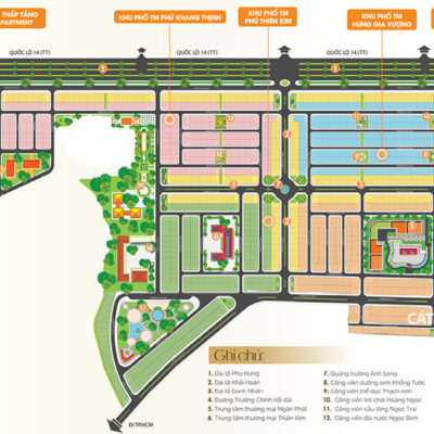 Quy hoạch từng khu phố