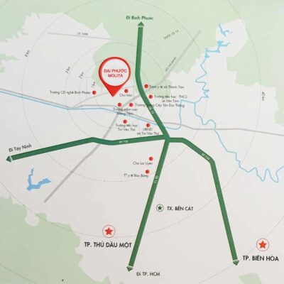 Vị trí đắc địa của dự án