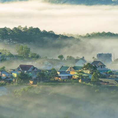 View trên cao huyền ảo
