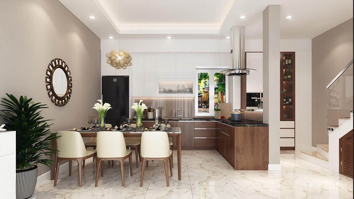 Bếp không có điểm tựa vững chắc