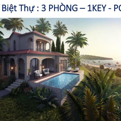 Mẫu biệt thự 3 PN 1 Key - Hồ Bơi