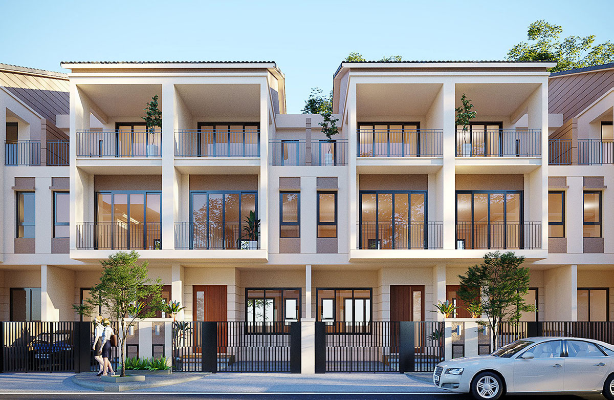 Sản phẩm nhà phố tại dự án