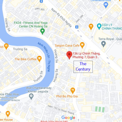 Vị trí đắc địa của dự án The Century