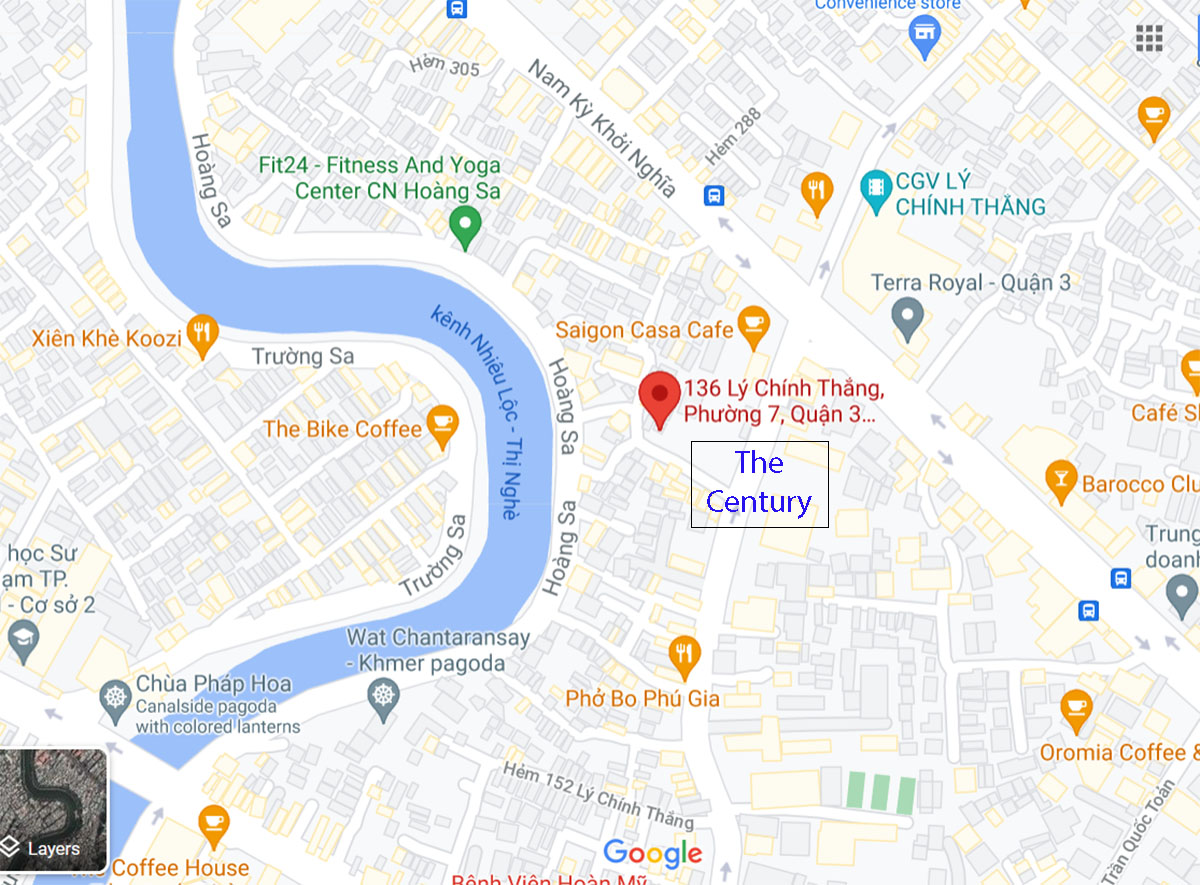Vị trí đắc địa của dự án The Century
