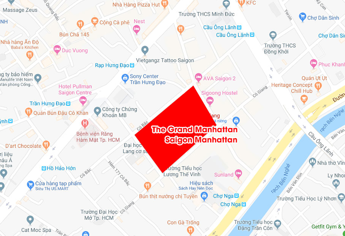 Vị trí dự án The Grand Manhattan