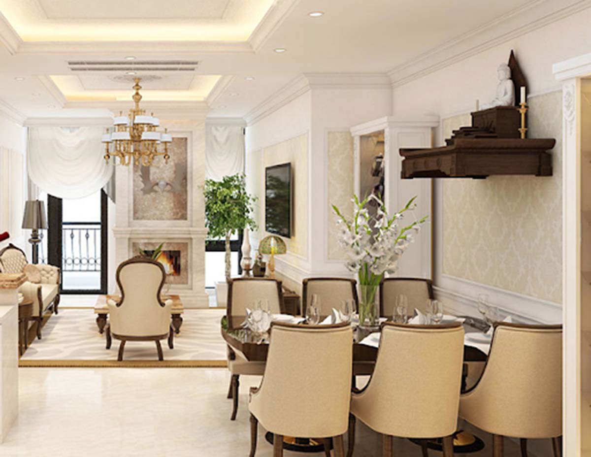 Bàn thờ treo tường chung cư