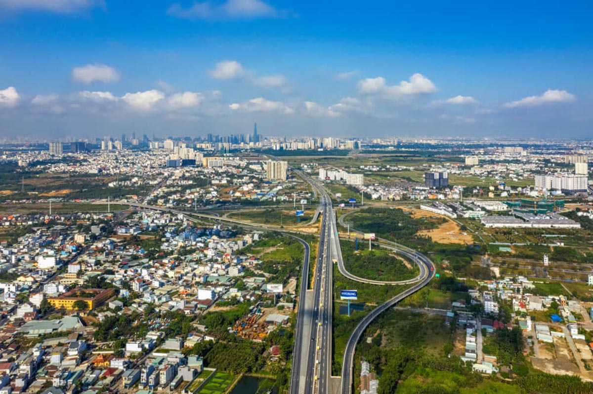 Hệ thống giao thông phát triển tại huyện Bến Lức
