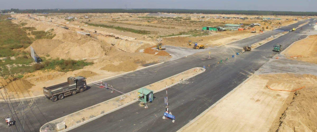 Tiến độ xây lấp mặt bằng cuối năm 2020