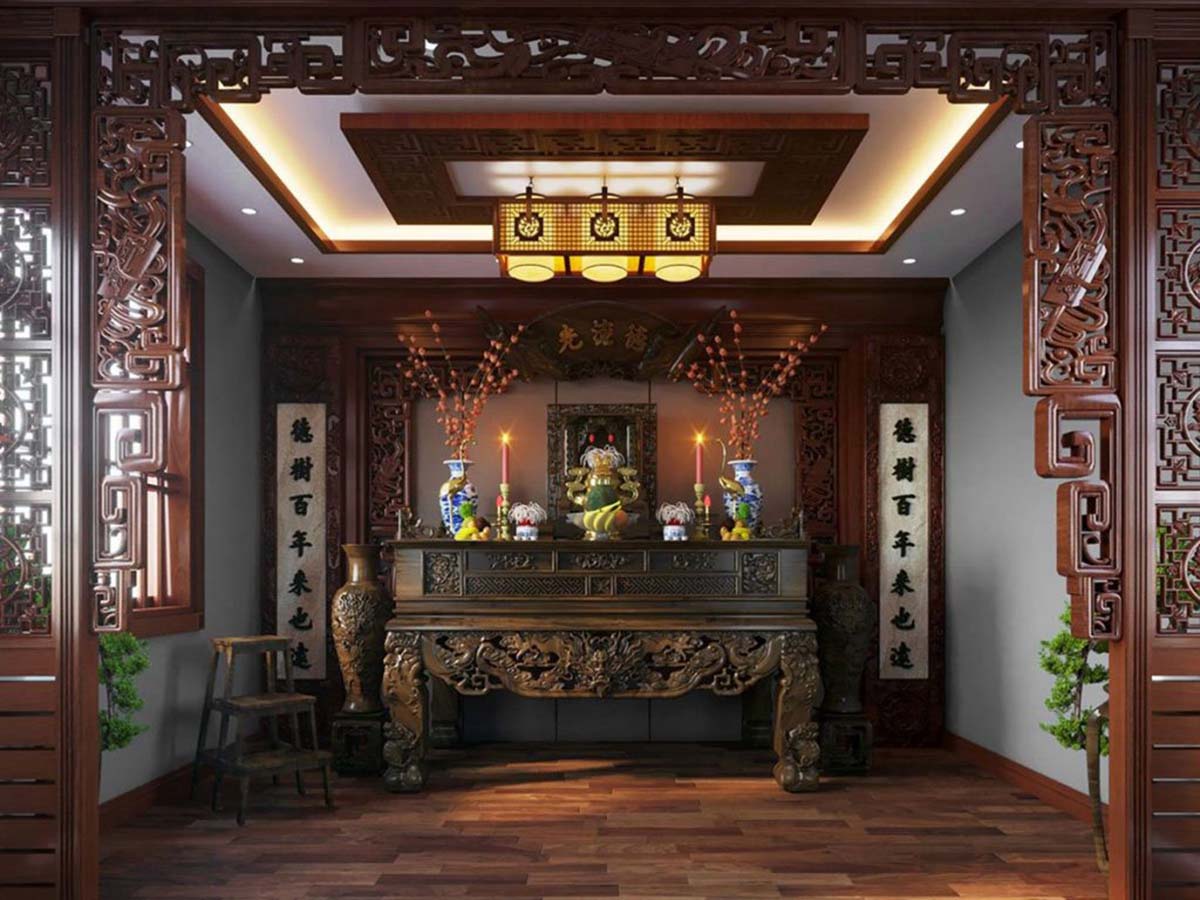 Tại sao phải tuân theo các nguyên tắc thiết kế phòng thờ 