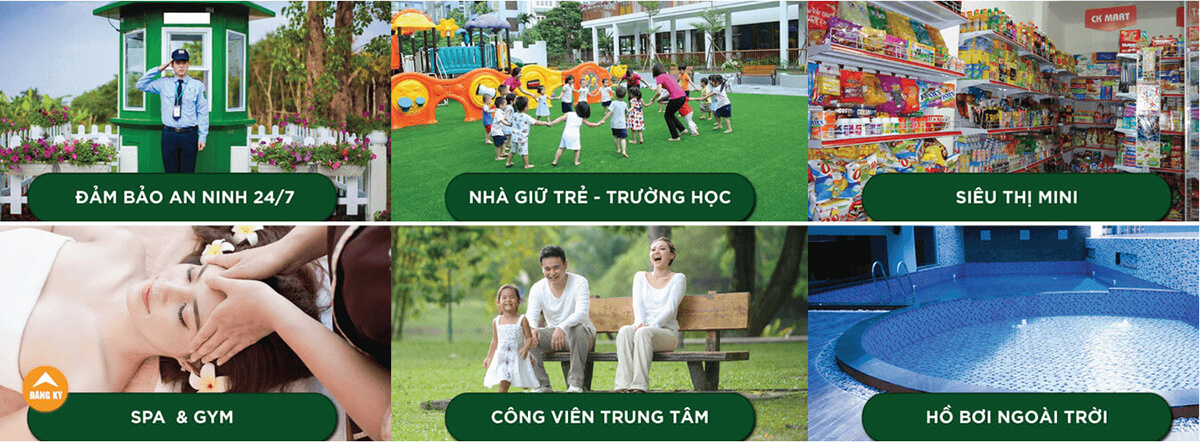 Được bố trí nhiều tiện ích