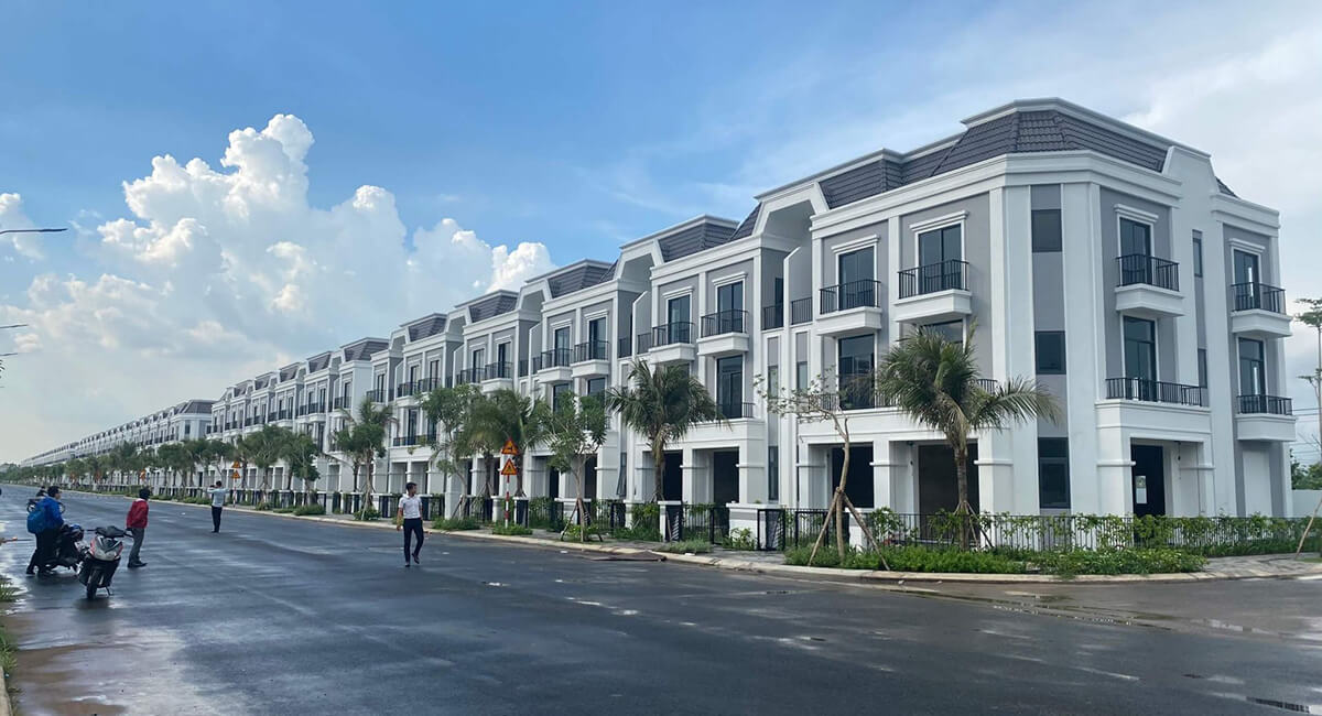 Đường nội khu lộ giới rộng