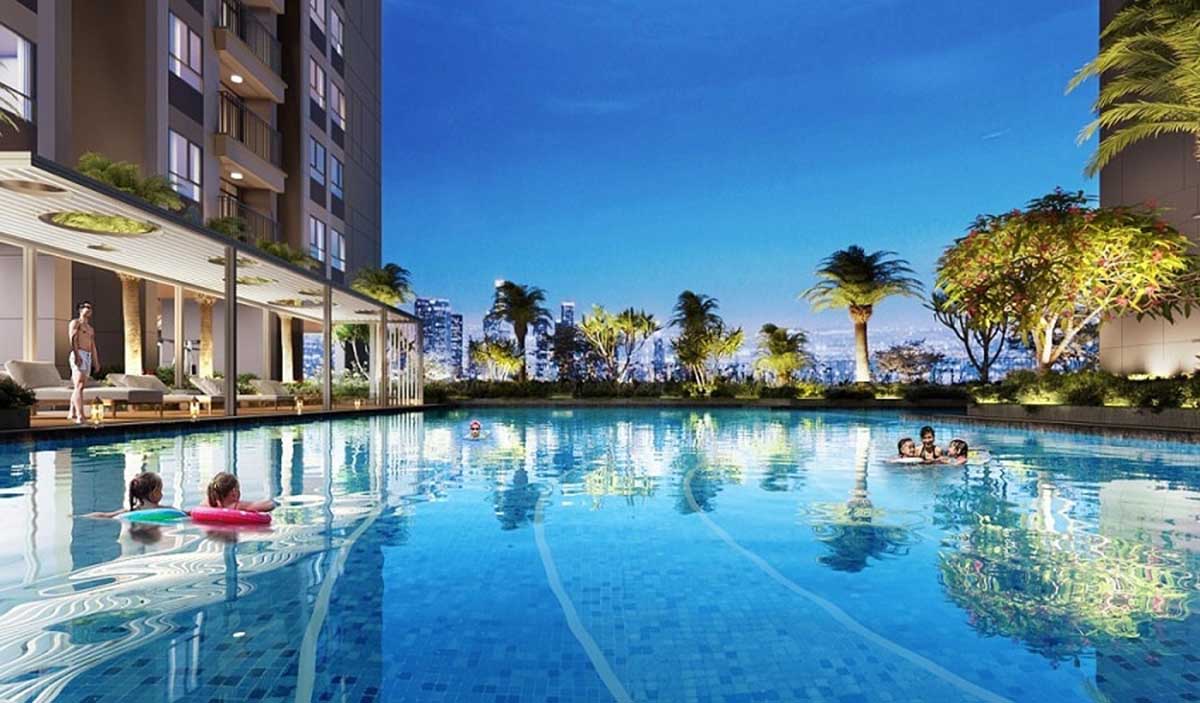Bể bơi hiện đại