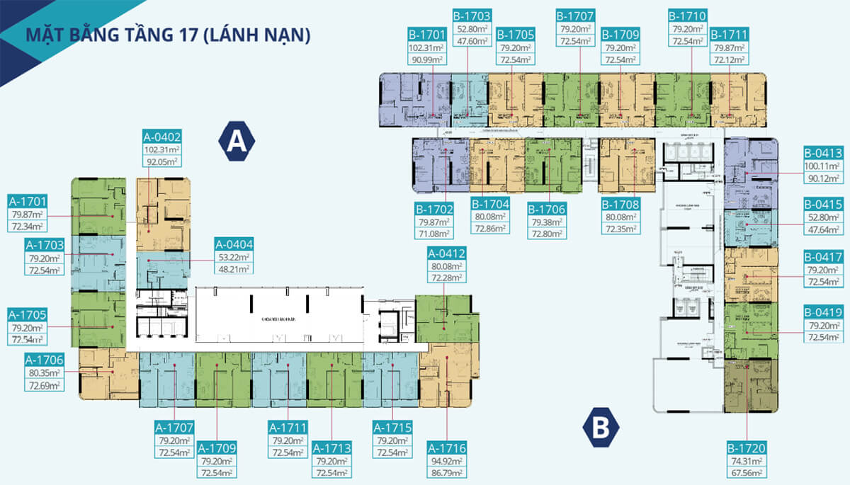 Mặt bằng tầng lánh nạn