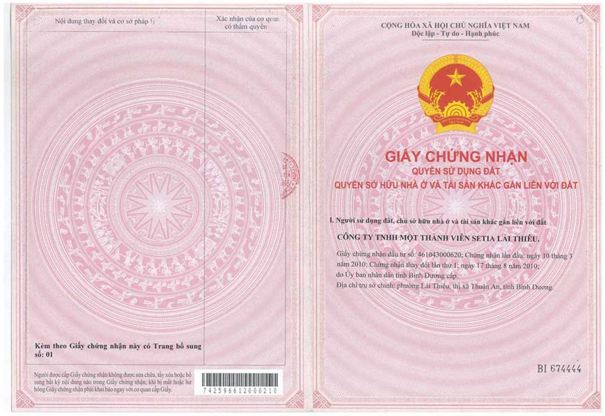 Sổ hồng từng căn hộ