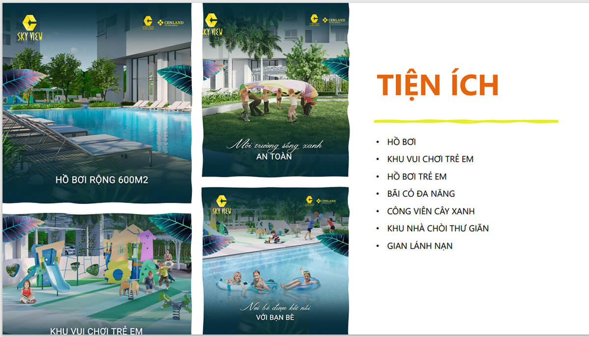 Tiện ích đầy đủ hiện đại
