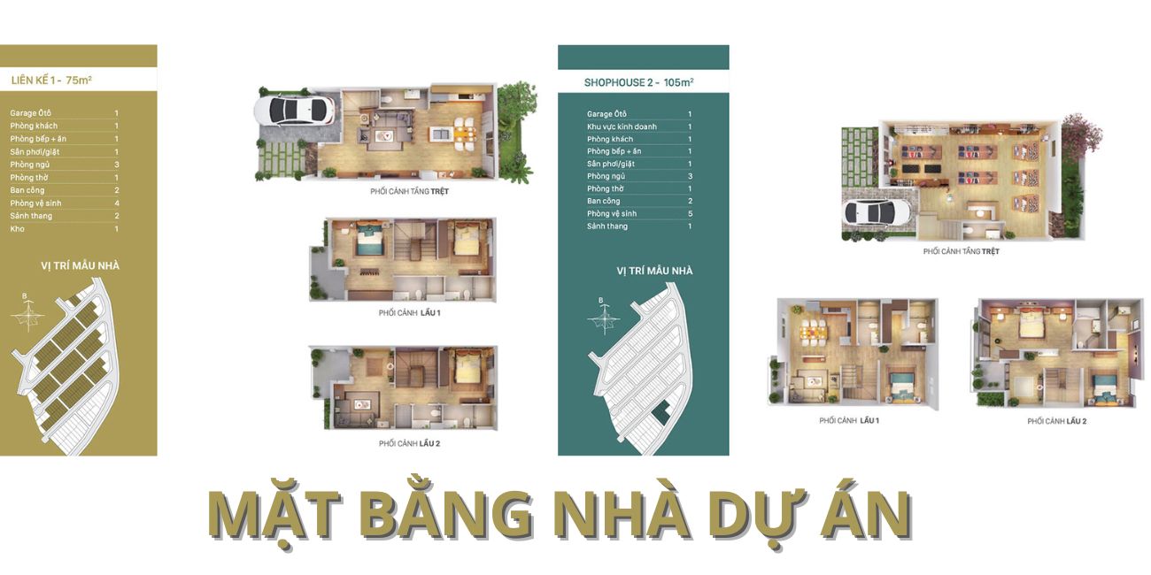Mặt bằng nhà dự án