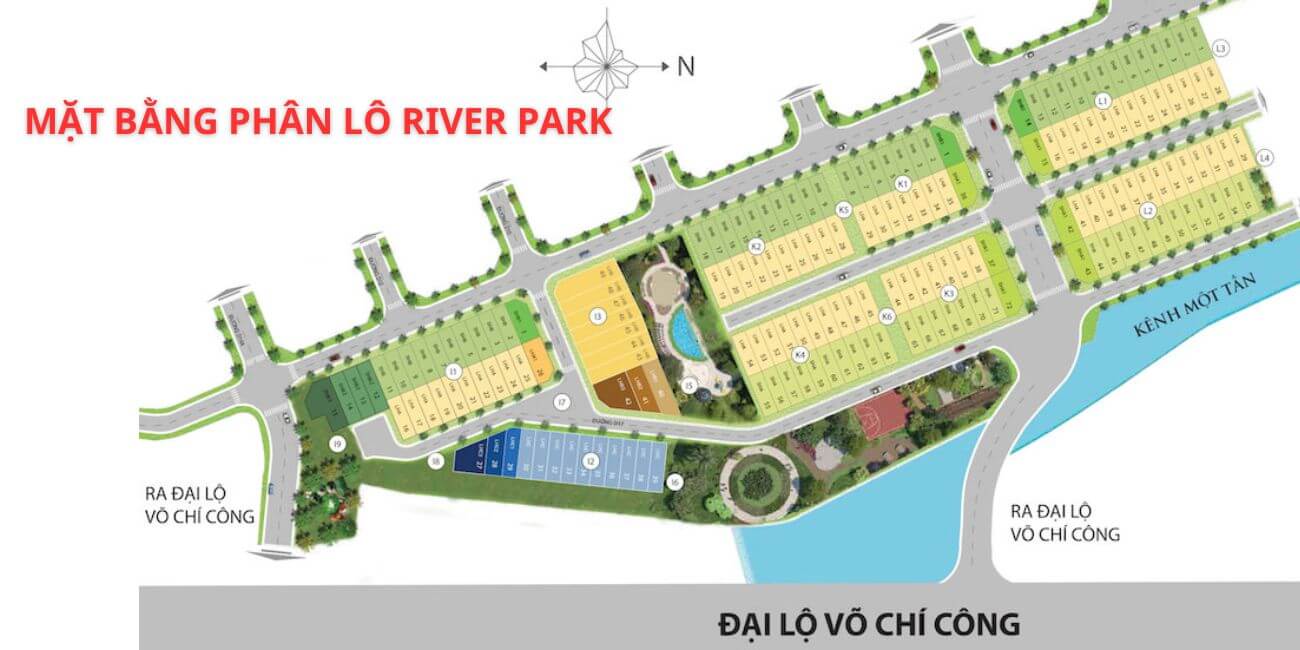Mặt bằng phân lô River Park