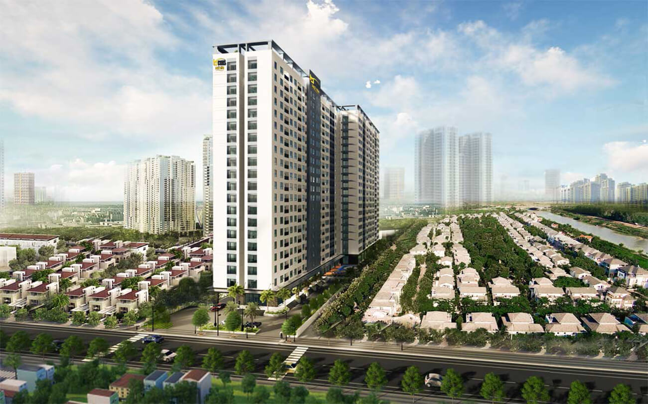 Block cao 29 tầng của dự án