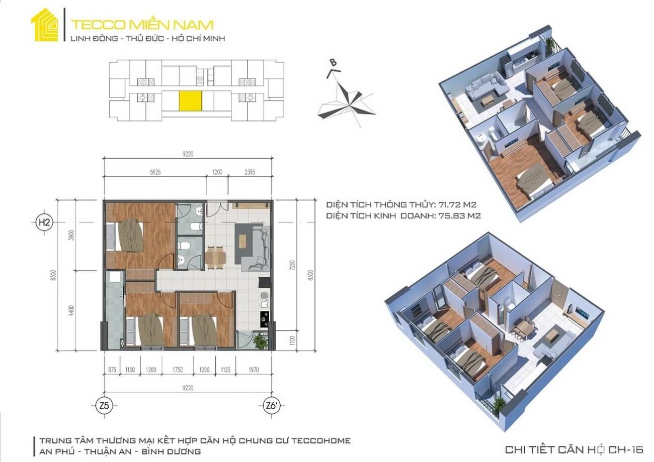 Chi tiết căn hộ CH 16