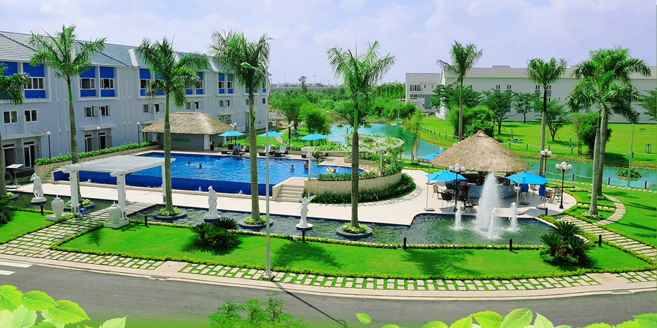 Diện tích cây xanh rộng lớn
