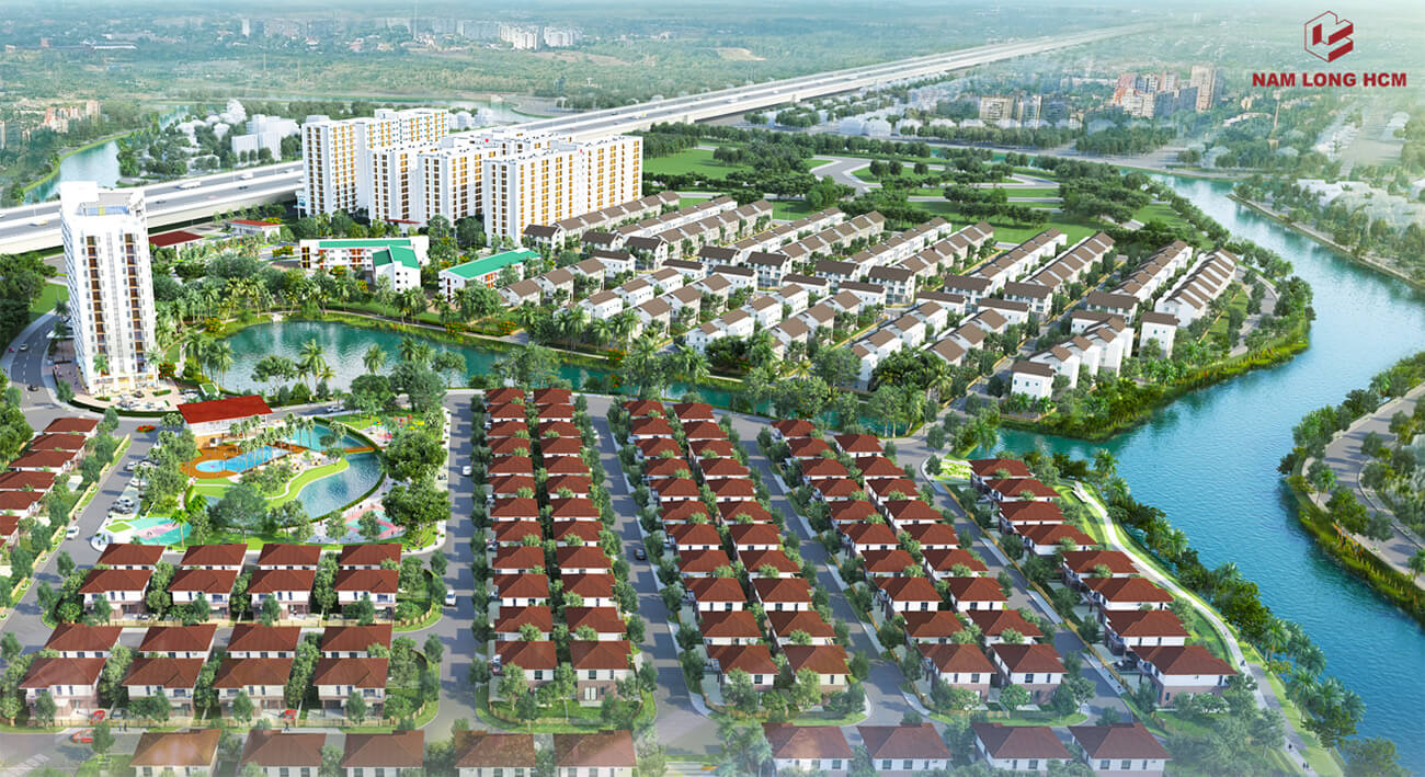 Gồm 110 căn biệt thự đơn lập