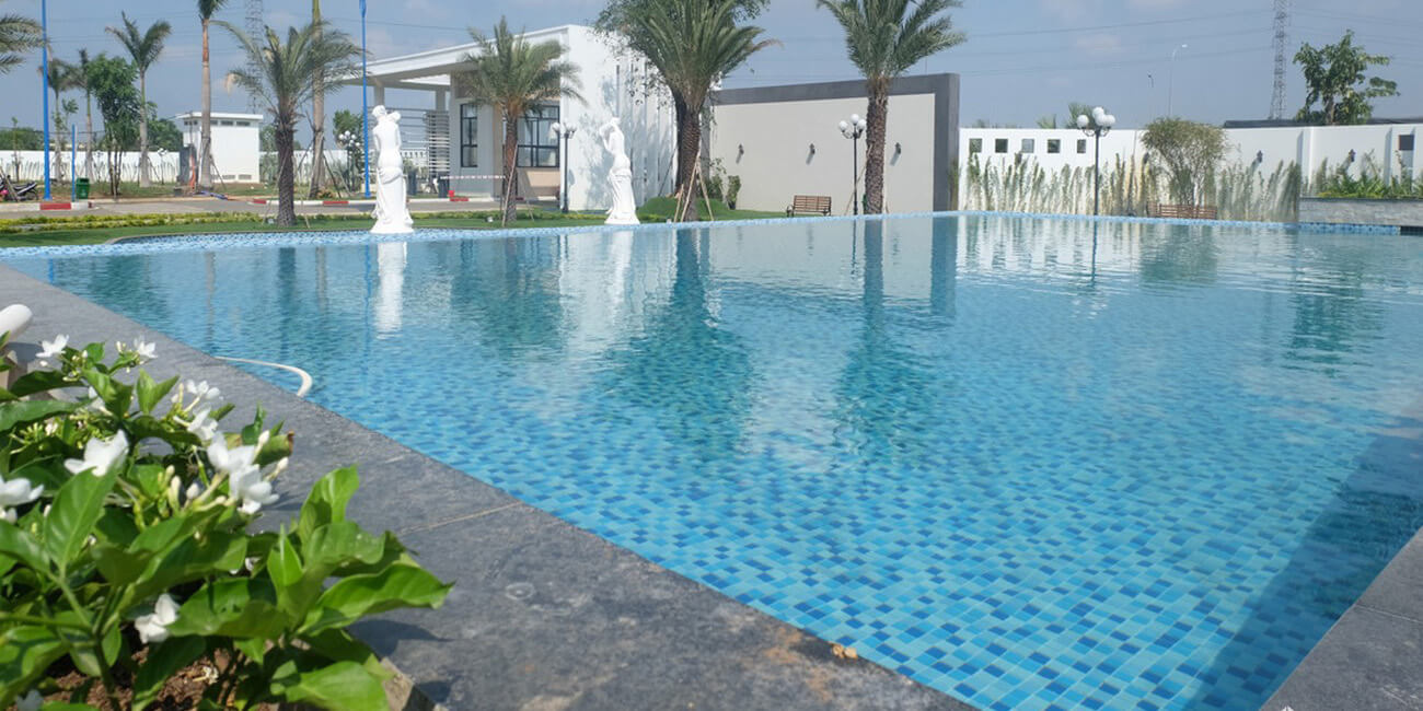Hồ bơi diện tích rộng tại dự án