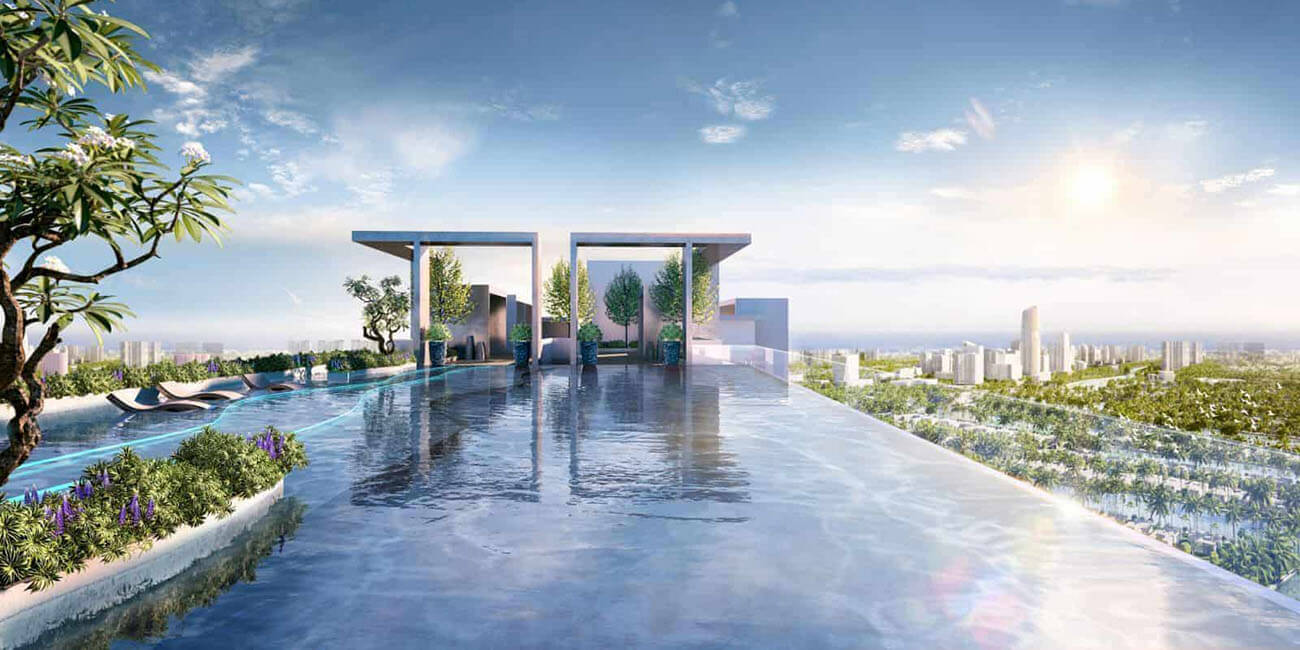 Hồ bơi vô cực trên không