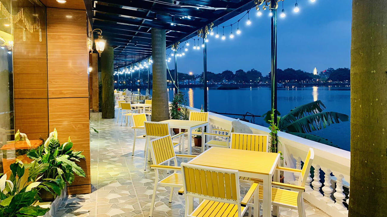 Khu cafe sang chảnh
