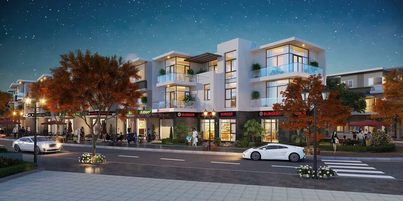 Khu shophouse hiện đại