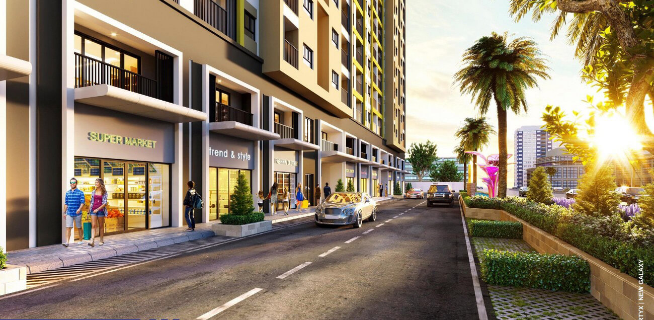 Khu shophouse tiện nghi hiện đại
