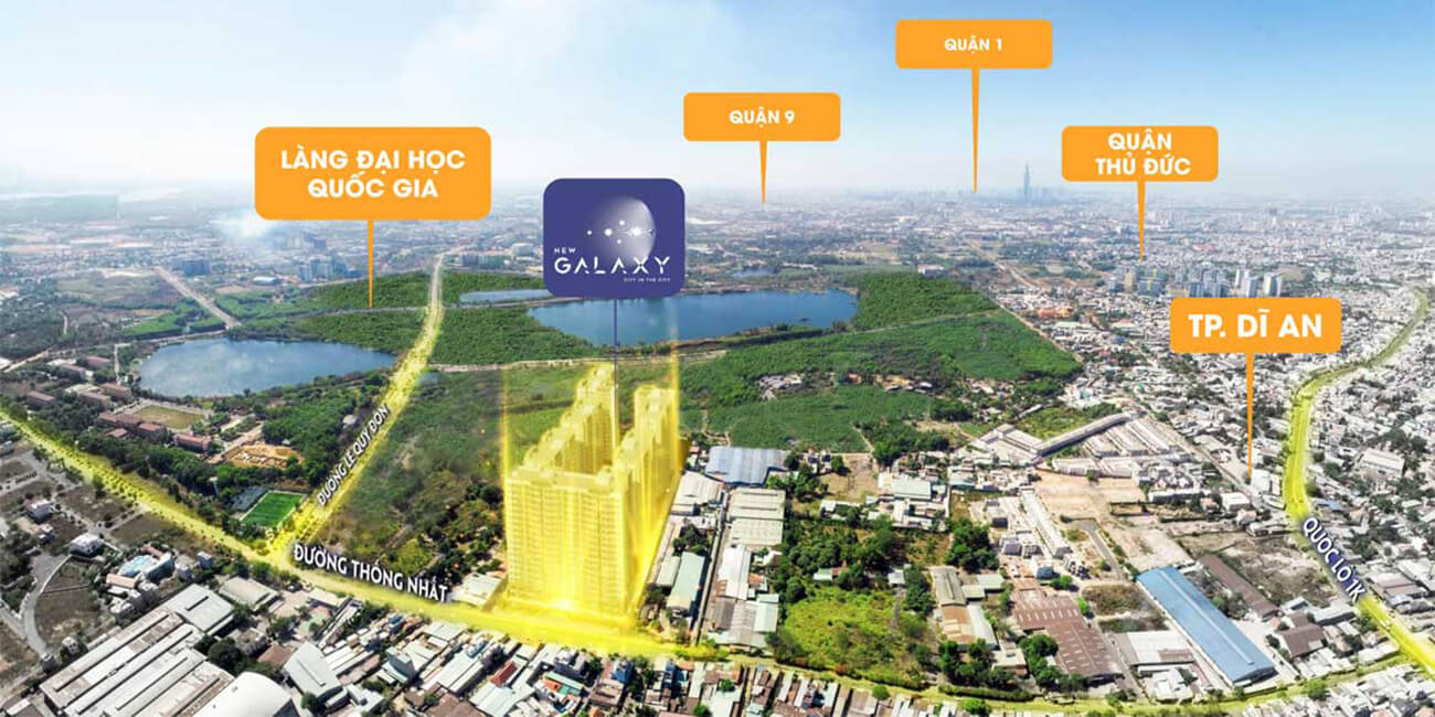 Nằm trong khu vực gần với Làng Đại học Quốc gia