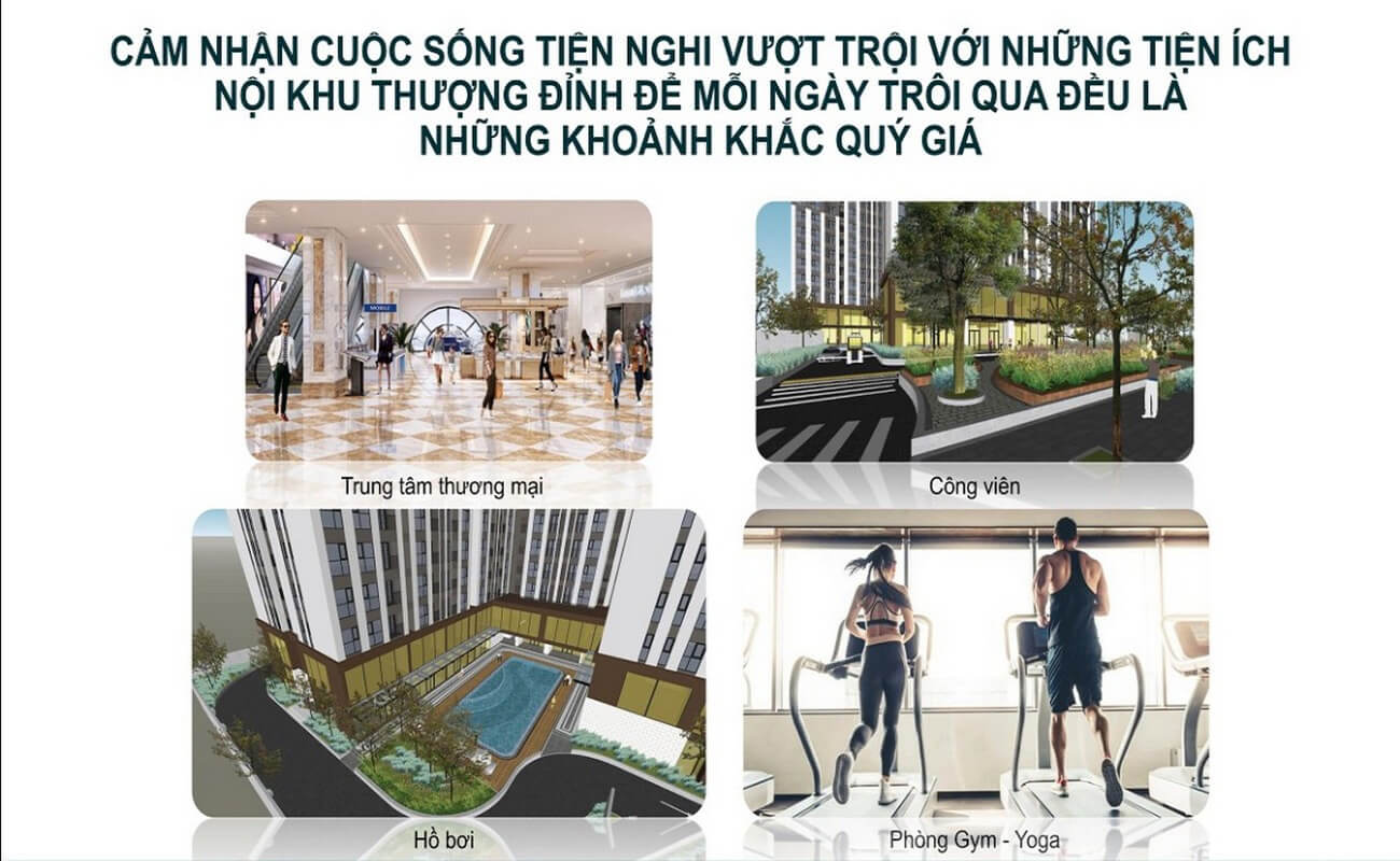 Nhiều tiện ích đa dạng cho cư dân