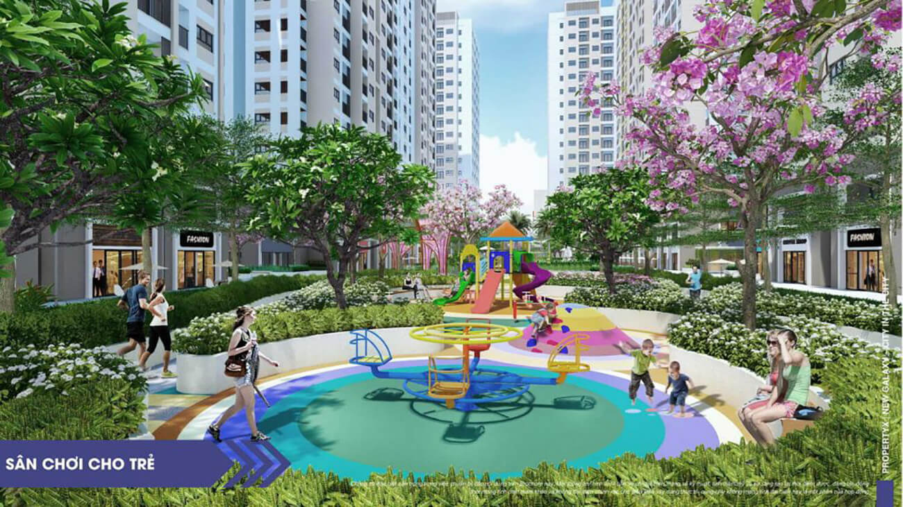 Phối cảnh khu vui chơi trẻ em