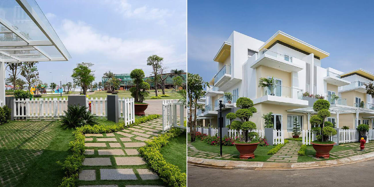 Sản phẩm nhà phố biệt thự được xây dựng hiện đại