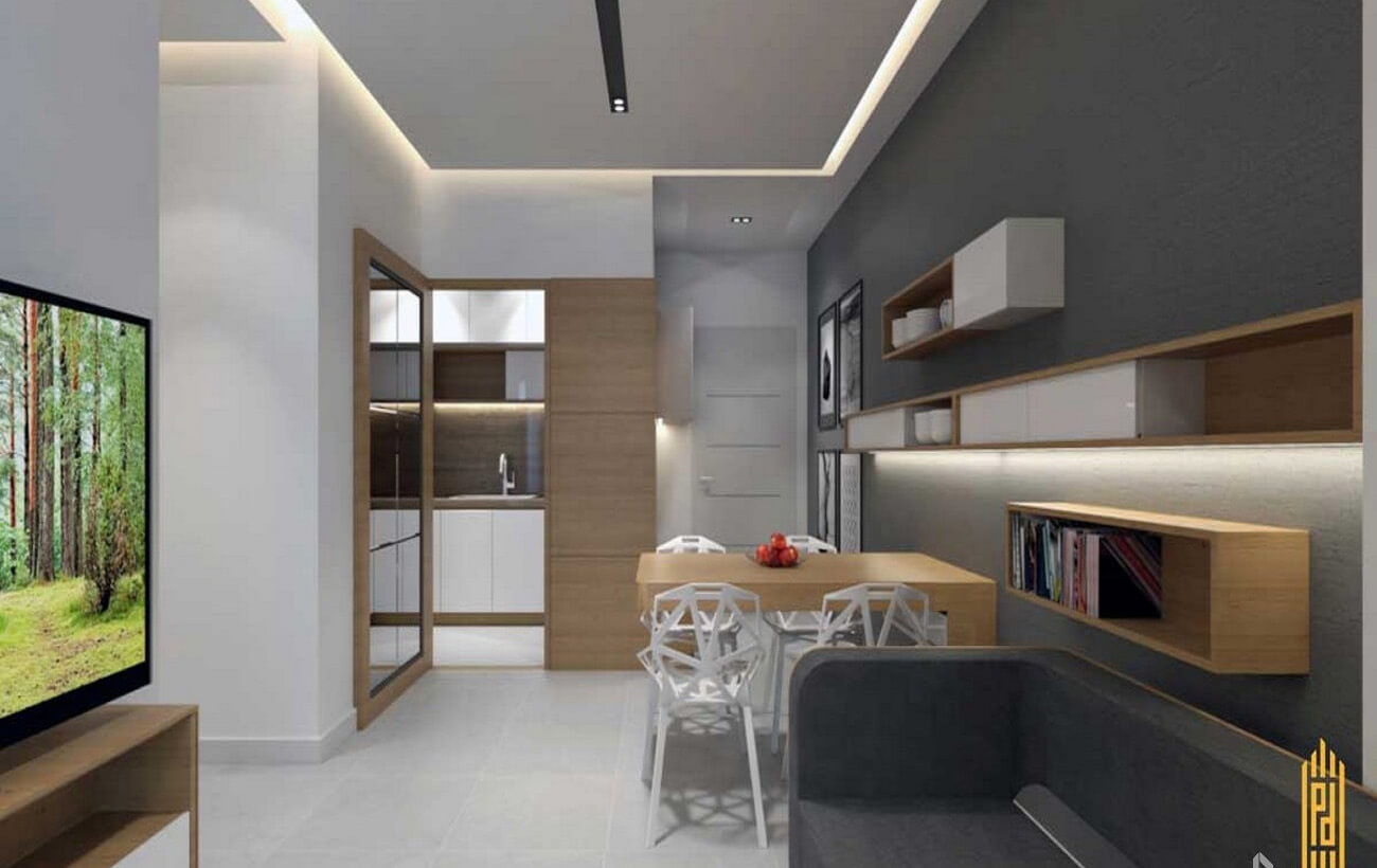 Sử dụng gam màu tinh tế hiện đại