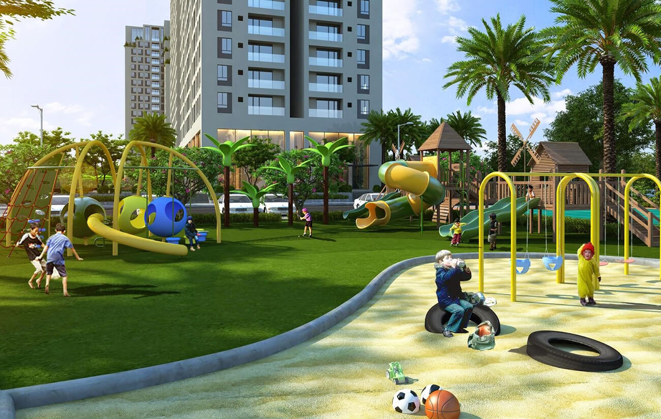 Thiết kế khu vui chơi cho trẻ em tại dự án