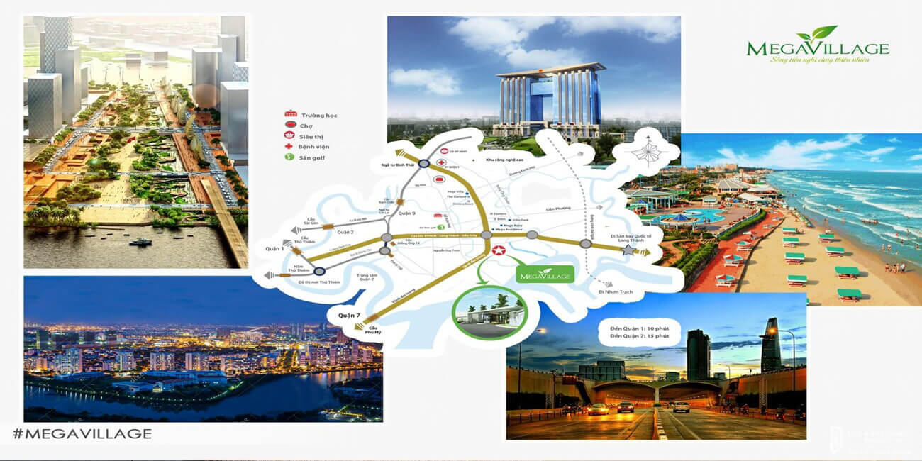 Tiện ích ngoại khu đa dạng
