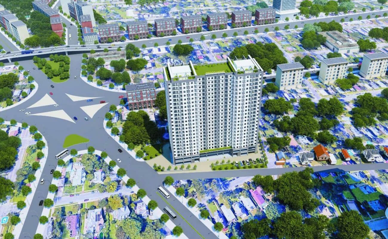 Vị trí nằm ngay vòng xoay An Phú