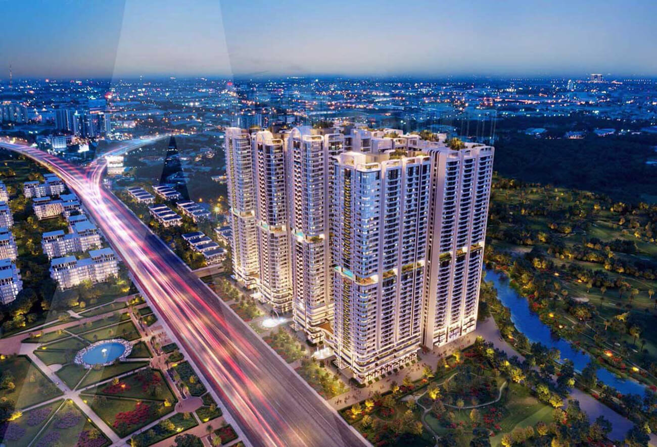 Vị trí xây dựng ngay tại mặt tiền Quốc lộ 13