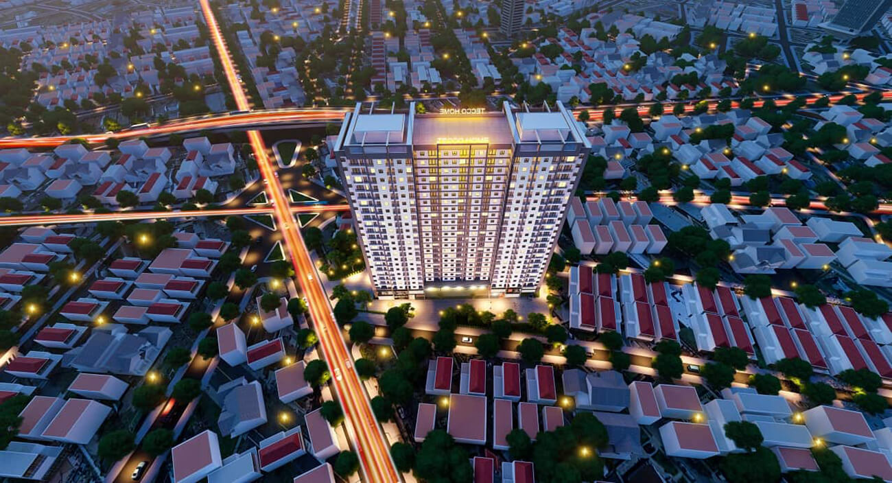 Xung quanh là nhiều tuyến đường giao thông huyết mạch