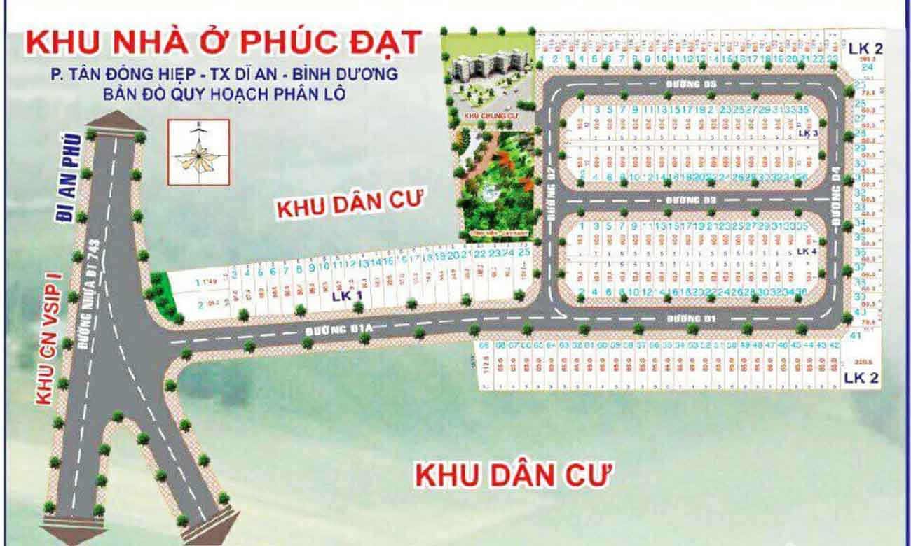 Bản đồ quy hoạch dự án 