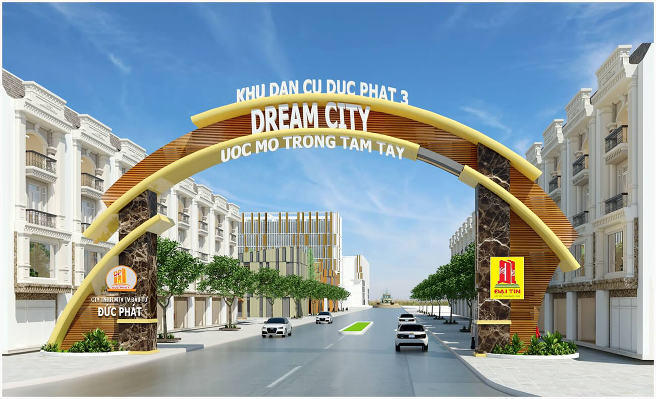 Cổng chào tại khu dân cư