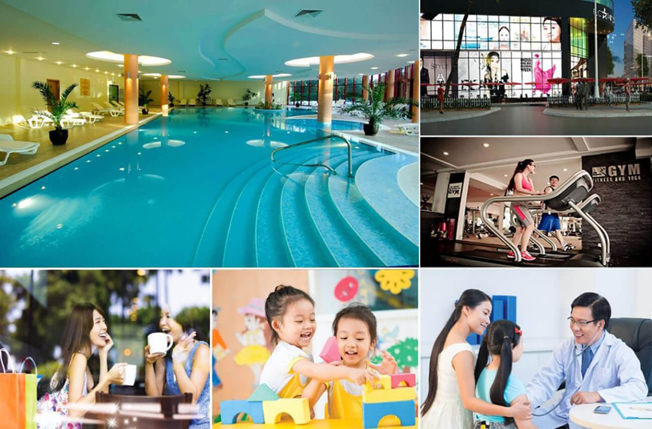 Đầy đủ các tiện ích nội khu